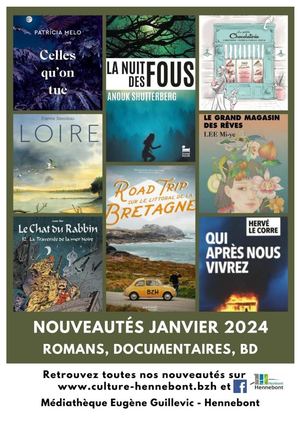 Nouveautes Janvier 2024