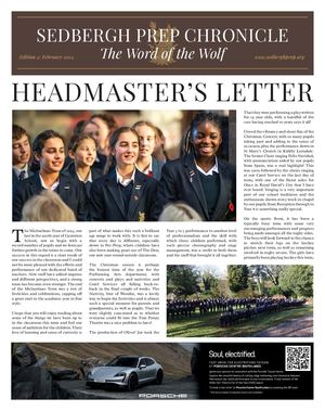 Sedbergh Prep Chronicle Edition 4