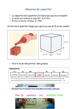 Mesures De Capacitat Introducció.