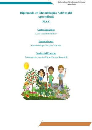 Proyecto: Huerto Escolar Sostenible