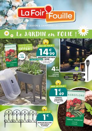 LA FOIR'FOUILLE jardin en folie Dammarie & Cesson fbpt