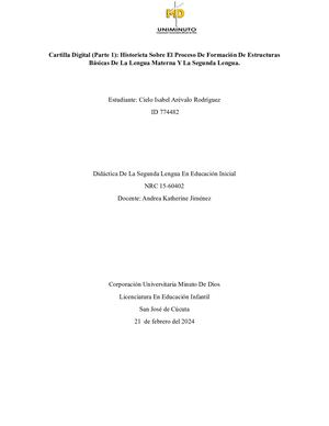 Cartilla Digital, 2 Parte
