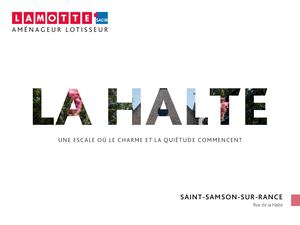 La Halte à Saint-Sansom-sur-Rance (35) - Terrains - Lamotte
