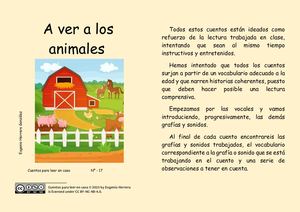 17 Animales (G,gu)