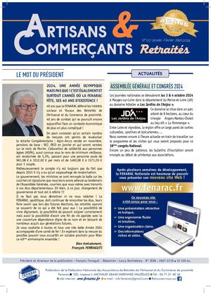 Journal N°107 Artisans & Commerçants Retraités
