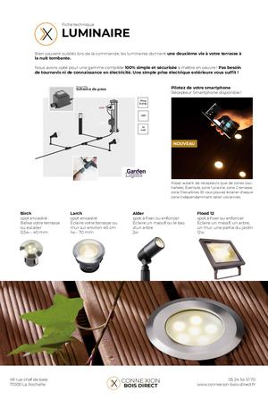Fiche Technique Luminaires