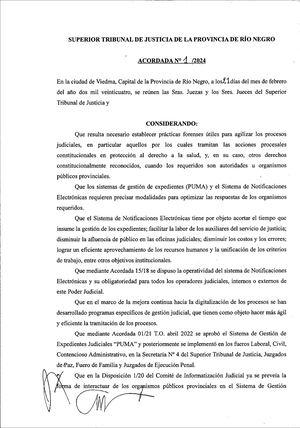 Ac 001 24 Stj Sgaj (Acciones De Amparo Informes)
