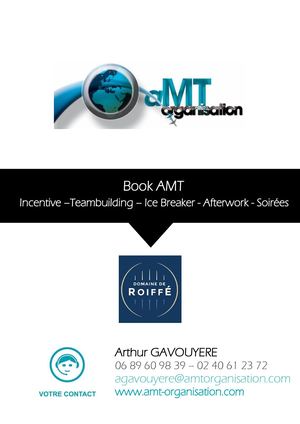 Book Amt Organisation 2023 2024 Domaine De Roiffé