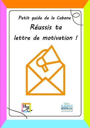 Guide "Réussis ta lettre de motivation"