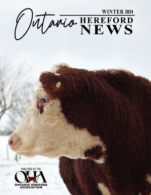 Ontario Hereford News Winter/Spring 2024