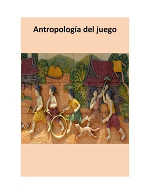Antropología Del Juego