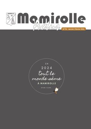 Mamirolle Actus n°76 - Janvier/février 2024