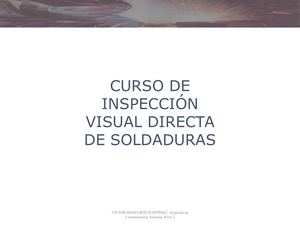 Inspección Visual Módulo I