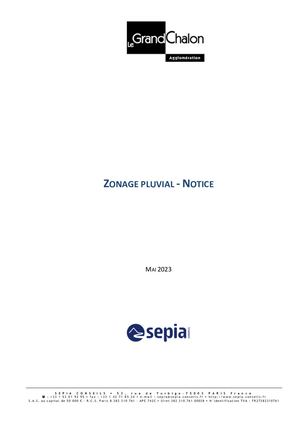 Notice Des Règles De Gestion Des Eaux Pluviales