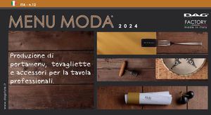 Opuscolo Menu Moda 2023 Ita