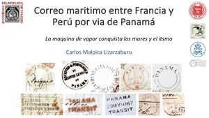 Correo Marítimo entre Francia y Perú por vía de Panamá