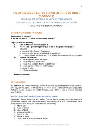 Cycle Famille Apport 4