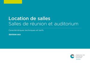 Location de salles - Caractéristiques techniques et tarifs