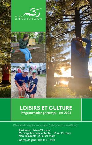 Programmation loisirs et culture - printemps-été 2024
