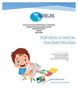 Portafolio Virtual Psicomotricidad Ii