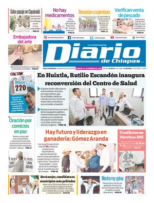 Portada, Sábado 24 De Febrero De 2024