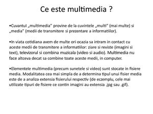 Fisiere Multimedia