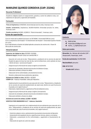 Marlene Quiroz Cordova