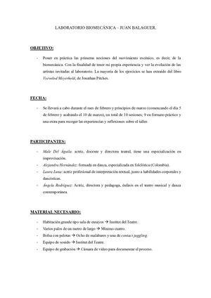 Laboratorio Biomecánica Juan Balaguer