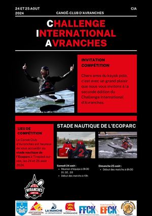 Invitation CIA (Challenge International Avranches) 2024