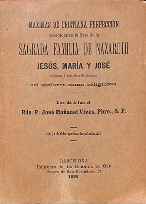 MÁXIMAS DE CRISTIANA PERFECCIÓN