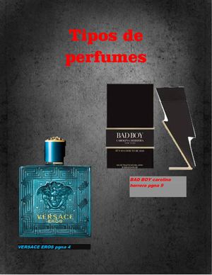 Tipos De Perfumes