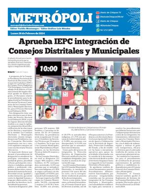 Metrópoli Lunes 26 De Febrero De 2024