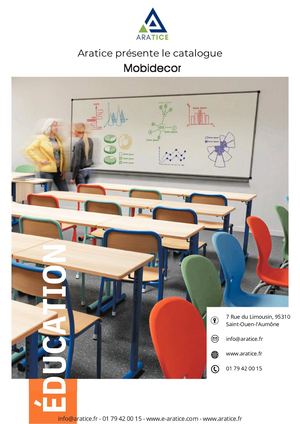 Catalogue Mobidecor Education X Aratice