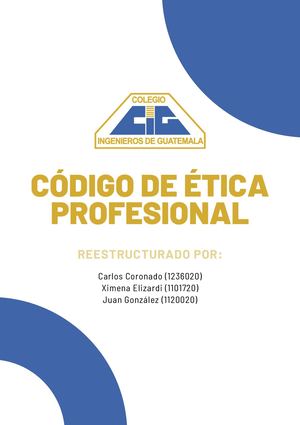 Código de Ética CIG (Reestructurado)