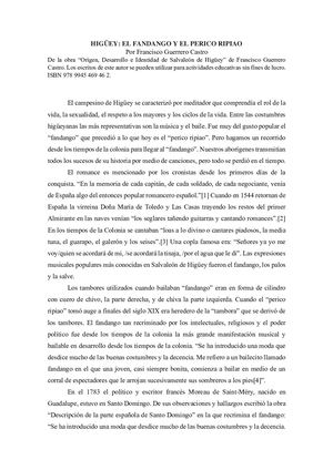 Higuey el fandango y el perico ripiao