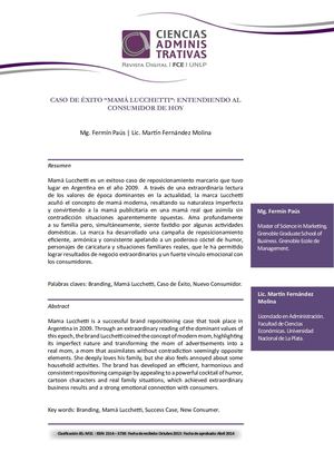 L3 1 Caso De éXito Mama Lucchetti Entendiendo Al Consumidor Actual