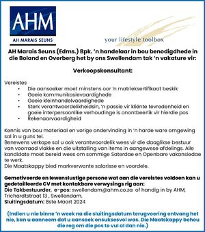 AH Marais Seuns (Edms.) Bpk