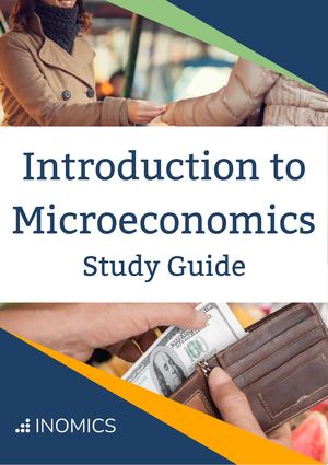 Preview Microeconomics Study Guide