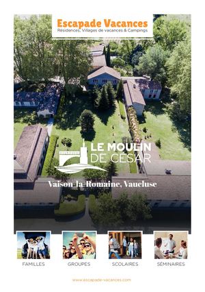 Depliant Moulin  de César - Vaison la Romaine