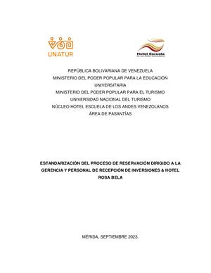 Informe N°1783 Pasantia Administrativa Trabajo De Grado 2023