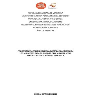 Informe N°1785 Pasantia Administrativa Trabajo De Grado 2023