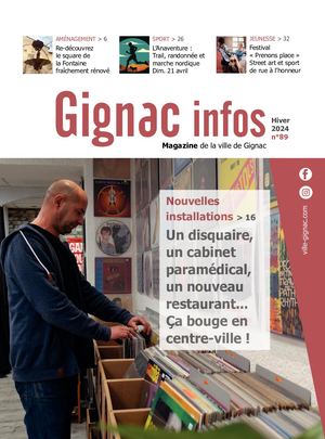 Magazine Gignac Infos Hiver 2024 N°89