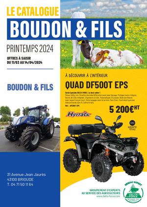 Catalogue Printemps 2024 Boudon