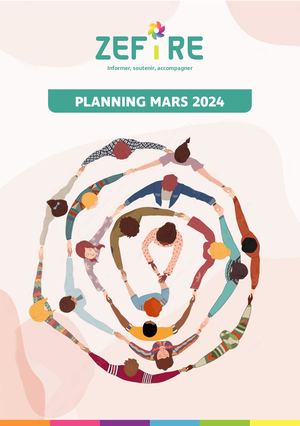 ZEFIRE SUD - Planning Des Permanences Mars 2024
