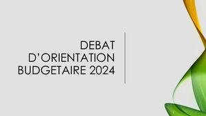 Débat d'Orientation Budgétaire 2024