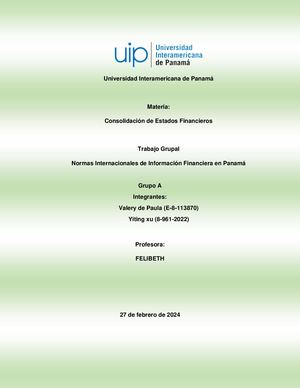 Aplicación De Niif En Panamá