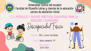 6.1 Presentación - Discapacidad Física