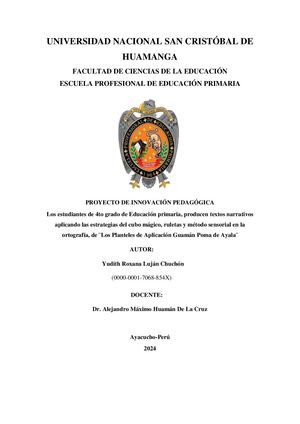 Estrategia De Cubos Magicos, Ruleta Y Metodo Sensorial En La Ortografia