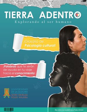 Tierra Adentro Glosario