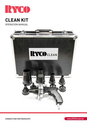 Ryco Clean Kit Operation Manual
